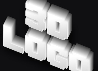 3D builder of classic 3D strict lettering from fonts