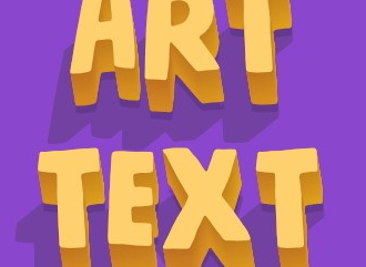 A beautiful font in a bright art style