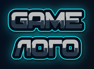 Make a free gaming logo from a gamer font with effects