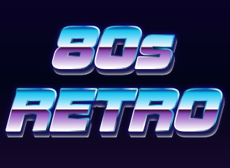 Make 3D retro text from a beautiful font
