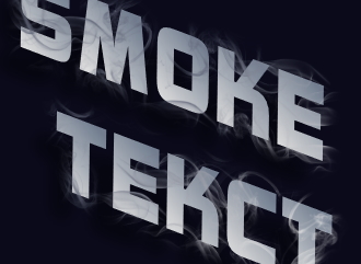 Make smoke smoke style text
